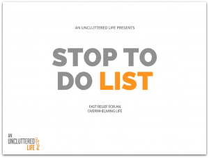 Betsy Talbot - stop to do list
